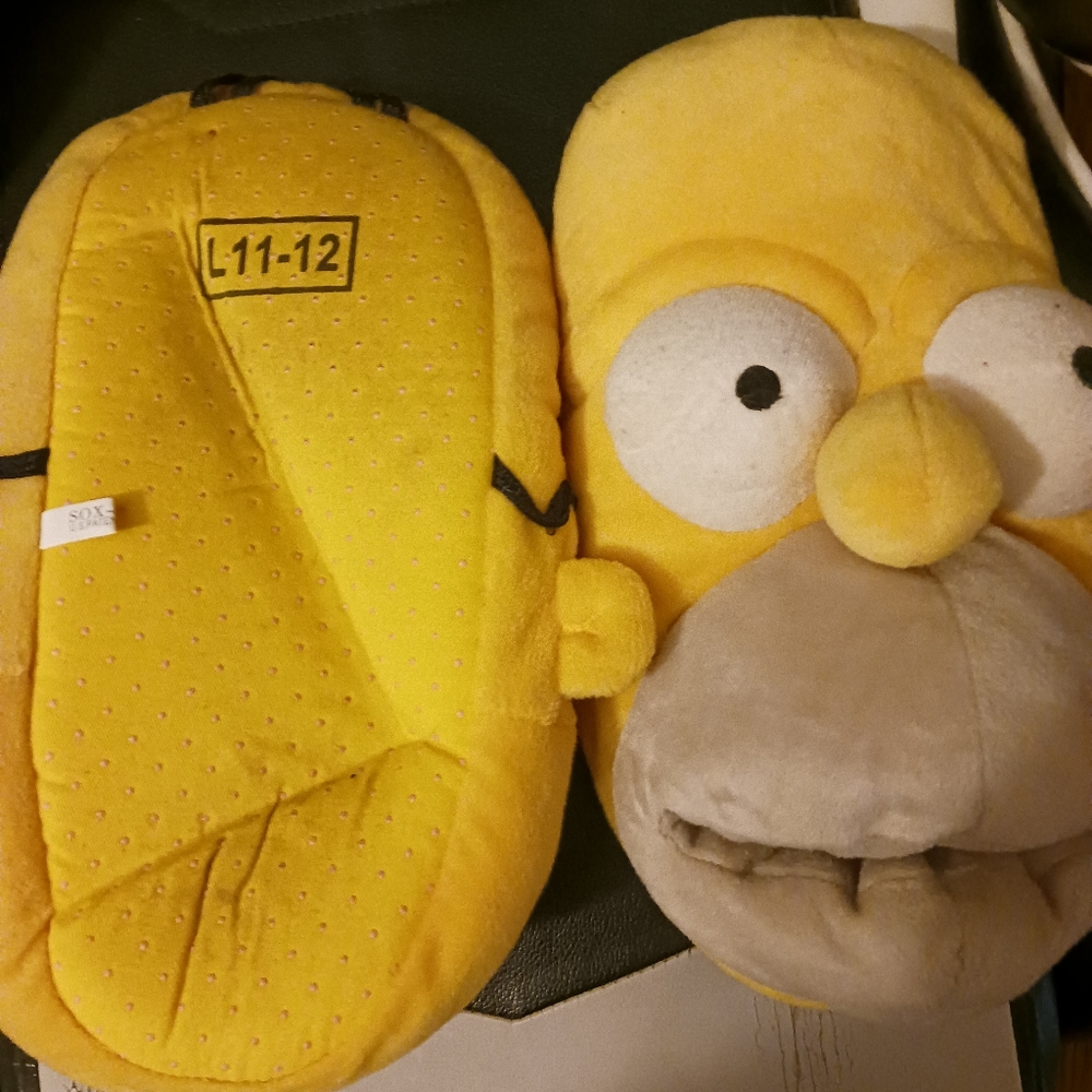 Homer Simpson slippers!